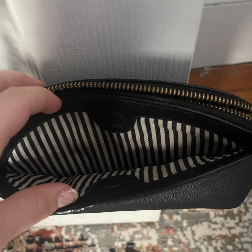 Small Black Leather Kate Spade Crossbody Bag - Picture 5 of 5